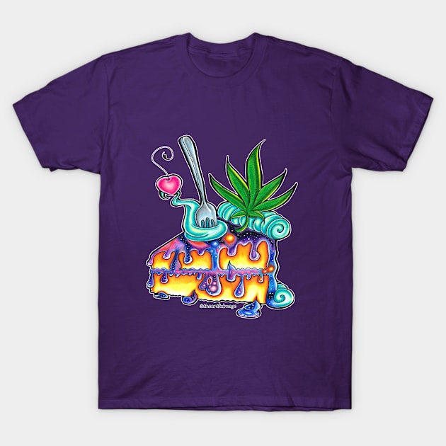 Space Cake T-Shirt by Artful Magic Shop